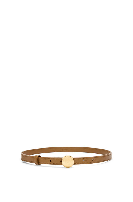 Pebble belt in smooth calfskin, , hi-res