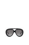 Round Spoiler Aviator sunglasses in acetate