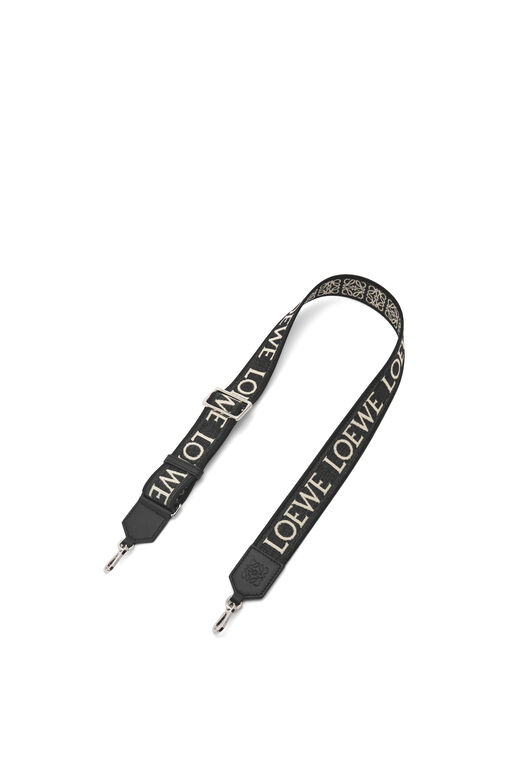 Anagram strap in jacquard and calfskin, , hi-res