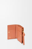 Knot compact wallet in shiny nappa calfskin, , hi-res