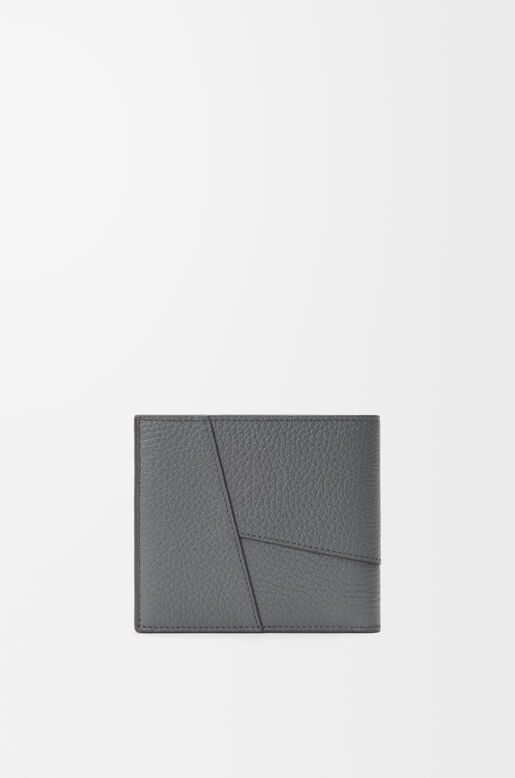 Puzzle Edge bifold wallet in supple grained calfskin, , hi-res