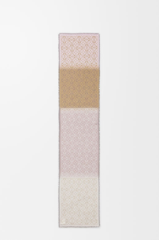 Scarf in wool, silk and cashmere blend, , hi-res