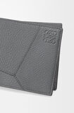 Puzzle Edge bifold wallet in supple grained calfskin, , hi-res