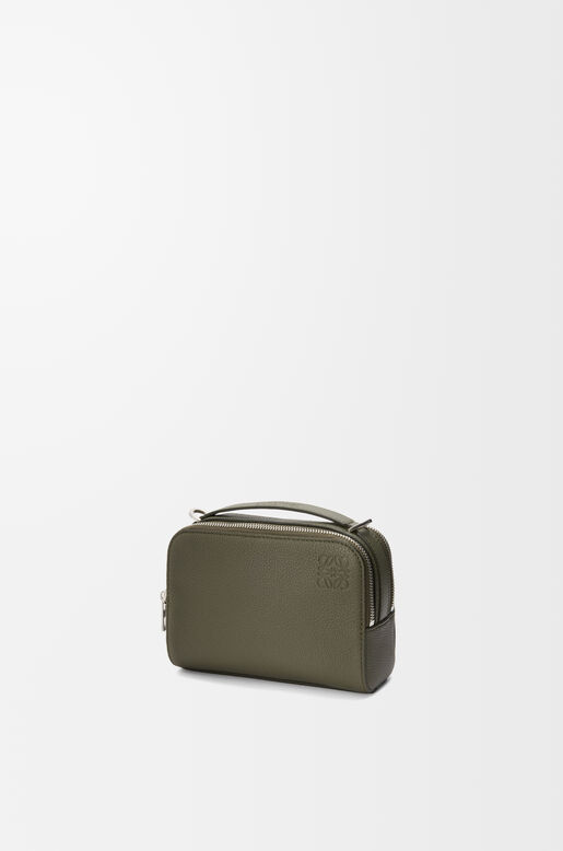 Mini crossbody camera bag in soft grained calfskin, , hi-res