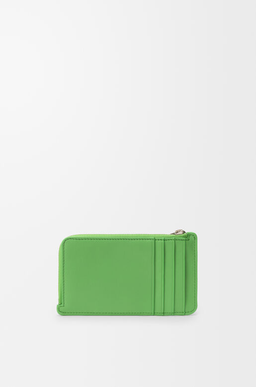 Knot coin cardholder in shiny nappa calfskin, , hi-res