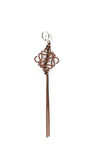 Anagram charm in calfskin