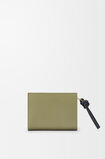 Knot compact wallet in shiny nappa calfskin, , hi-res