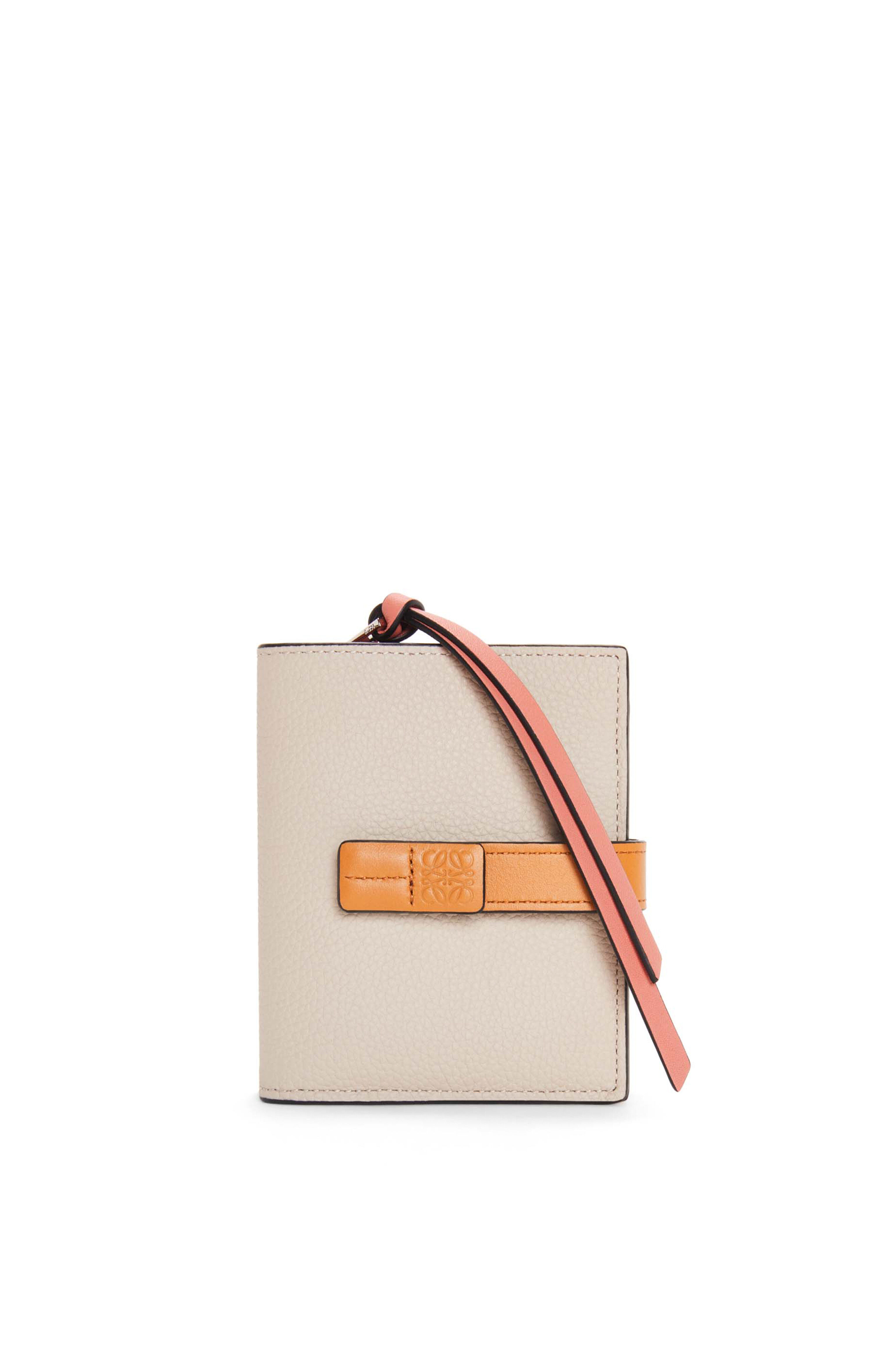 Loewe Compact zip wallet in soft grained calfskin Purses