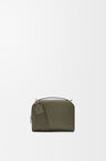 Mini crossbody camera bag in soft grained calfskin