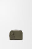 Mini crossbody camera bag in soft grained calfskin, , hi-res