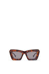 Beveled Cateye sunglasses in acetate