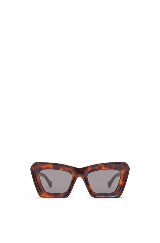 Beveled Cateye sunglasses in acetate, , hi-res