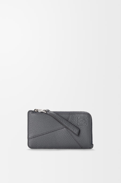 Puzzle Edge coin cardholder in supple grained calfskin, , hi-res