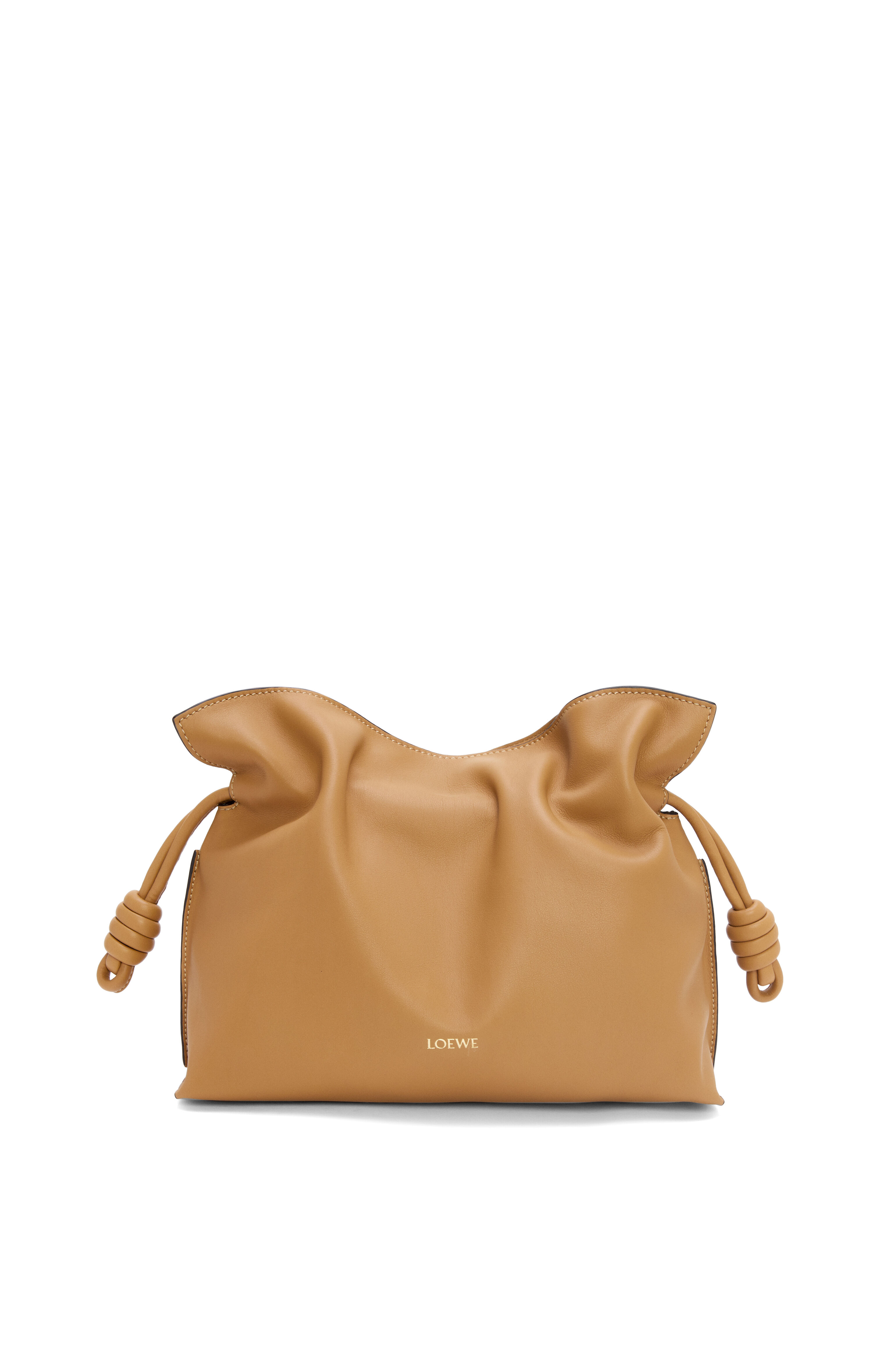 Medium Flamenco clutch in nappa calfskin