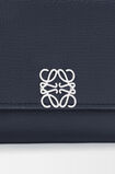 Anagram small vertical wallet in pebble grained calfskin, , hi-res