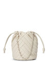 Medium Flamenco Purse Bucket bag in mellow nappa lambskin
