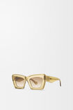 Beveled Cateye sunglasses, , hi-res