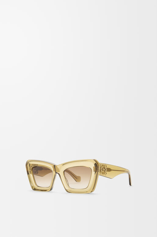 Beveled Cateye sunglasses, , hi-res