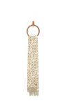 Anagram scarf in alpaca and wool