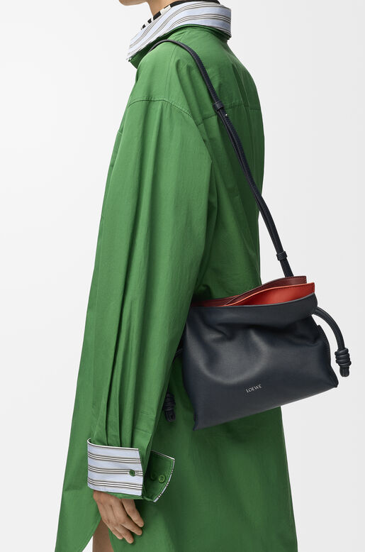 Mini layered Flamenco clutch in nappa calfskin, , hi-res
