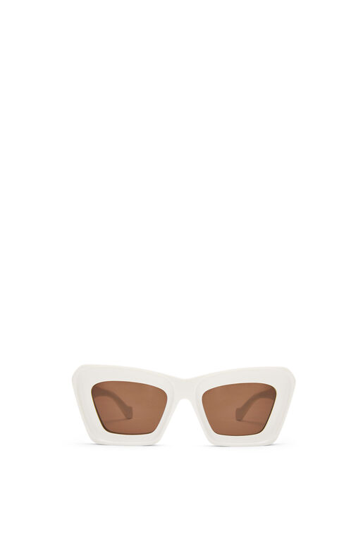 Beveled Cateye sunglasses in acetate, , hi-res