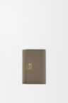 Anagram small vertical wallet in pebble grained calfskin