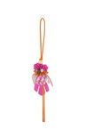 Exotic bird charm in classic calfskin