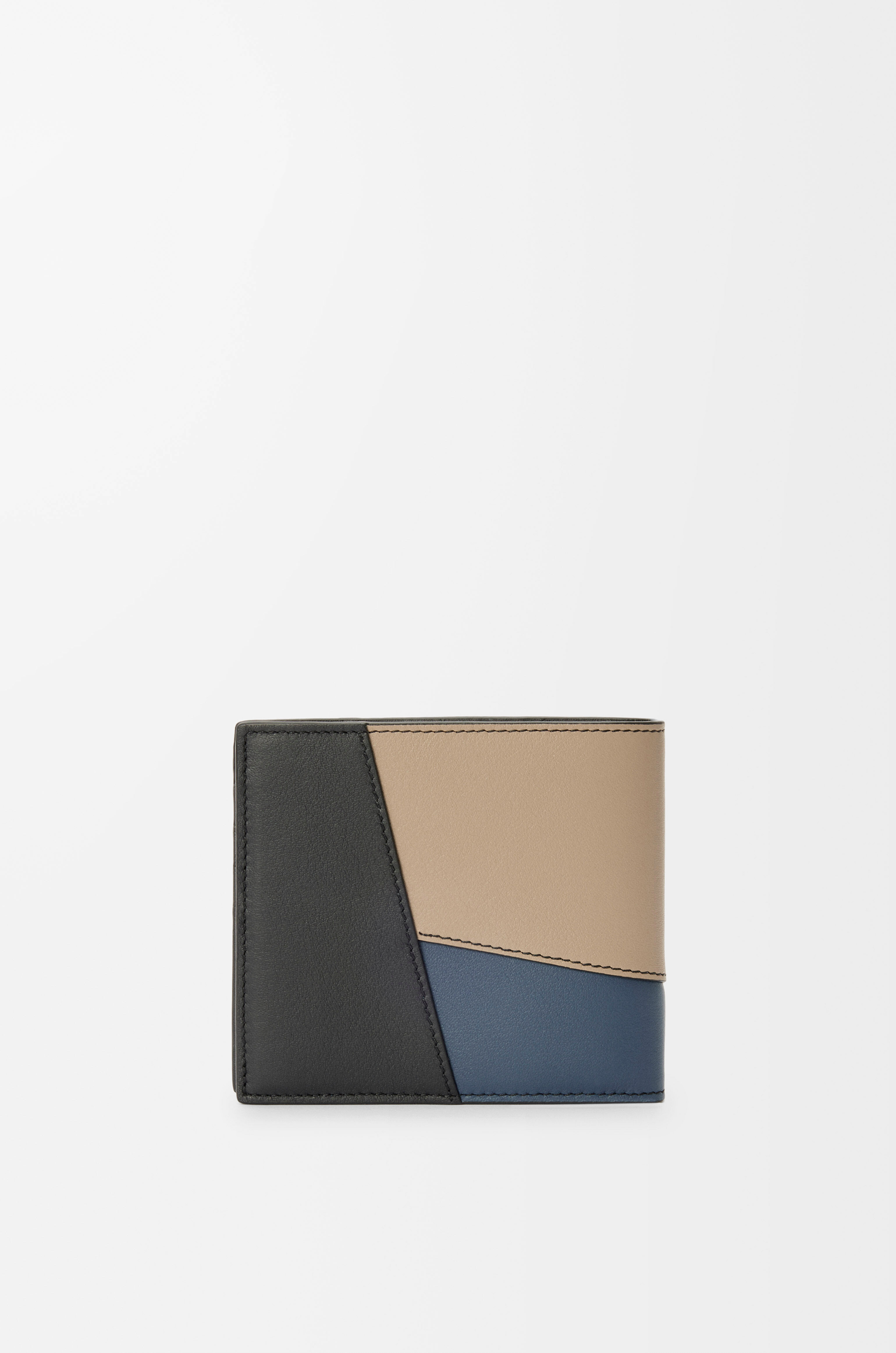 【美品】LOEWE PUZZLE BIFOLD CALFSKIN WALLET Puzzle bifold wallet in classic calfskin Green - LOEWE USA