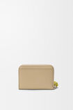 Zipped coin purse in shiny nappa calfskin, , hi-res