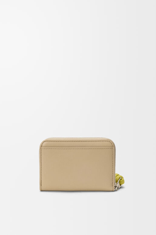 Zipped coin purse in shiny nappa calfskin, , hi-res