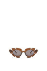 Flower sunglasses in injected nylon