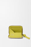 Zipped coin purse in shiny nappa calfskin, , hi-res