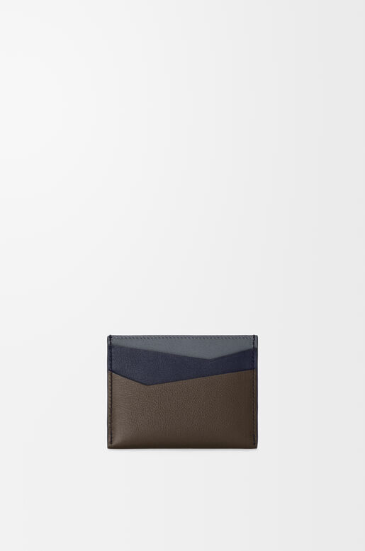 Puzzle plain cardholder in classic calfskin, , hi-res