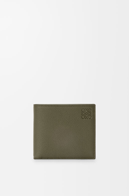 Bifold wallet in soft grained calfskin, , hi-res