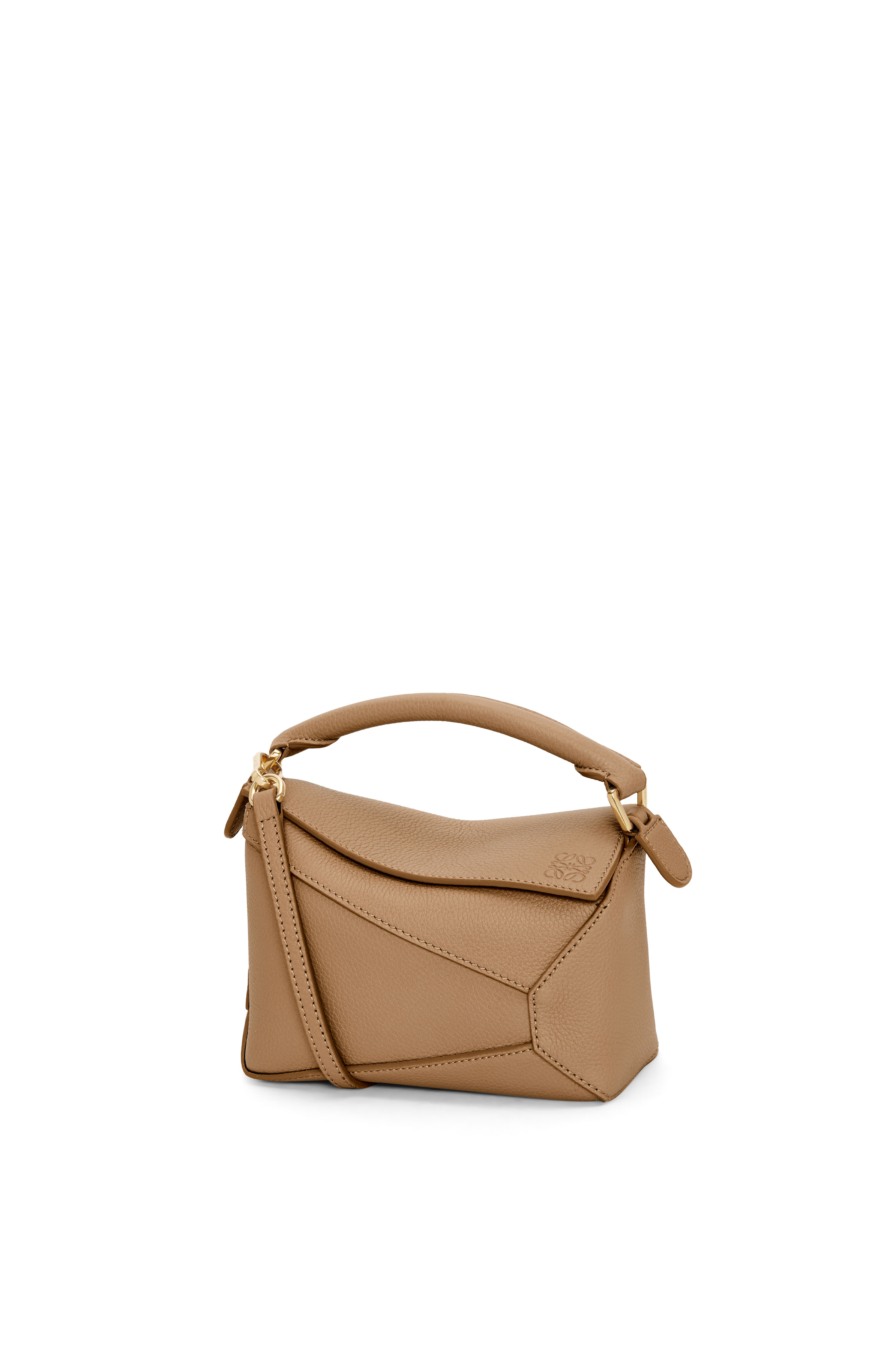 Mini Puzzle bag in soft grained calfskin