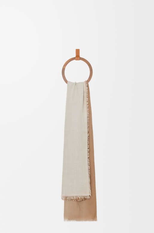 Scarf in wool and silk, , hi-res