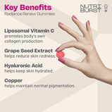 Nutriburst Radiance Renew Collagen Boost Sugar-Free Gummies, , hi-res