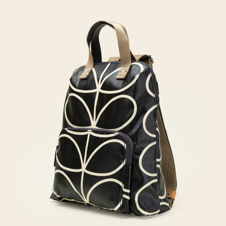 Bestie Backpack - Linear Stem Liquorice, , hi-res