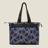 Axis Tote - Electric Flora Cobalt, , hi-res