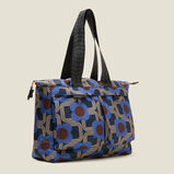 Axis Tote - Electric Flora Cobalt, , hi-res