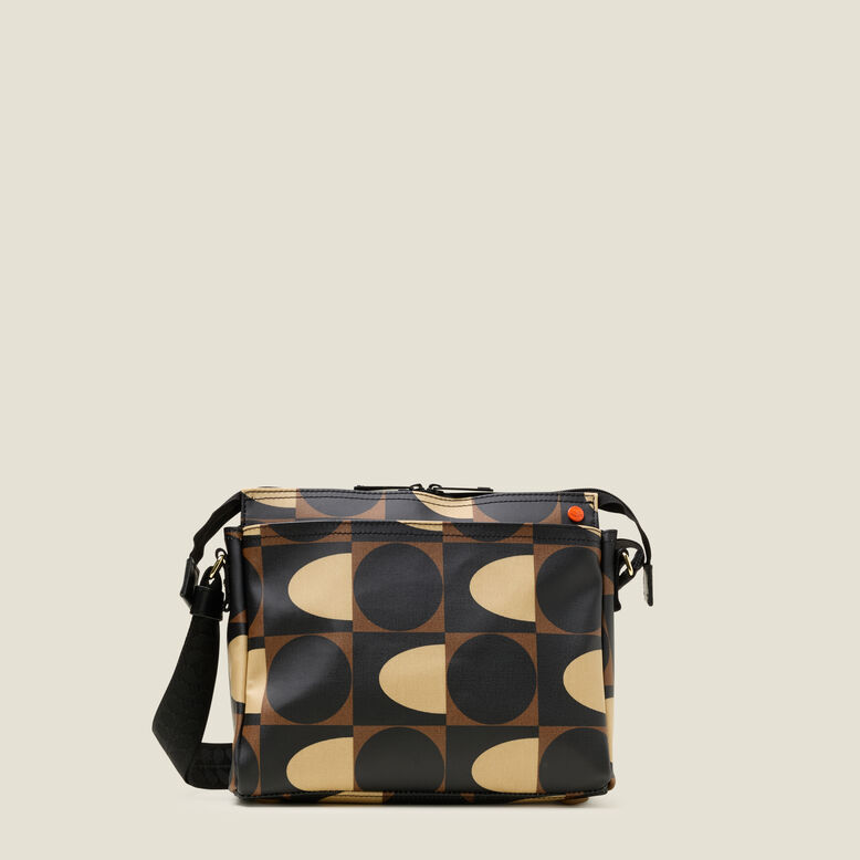 Fielder Crossbody - Spot Square Mocha, , hi-res