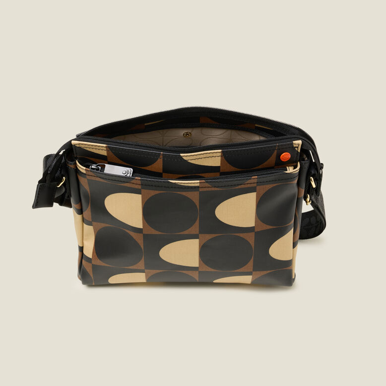Fielder Crossbody - Spot Square Mocha, , hi-res