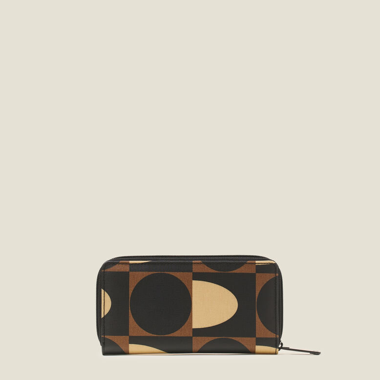 Forget Me Not Wallet - Spot Square Mocha, , hi-res