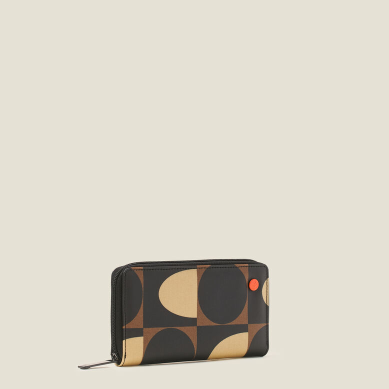 Forget Me Not Wallet - Spot Square Mocha, , hi-res