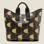 Carryall Large Tote - Spot Square Mocha