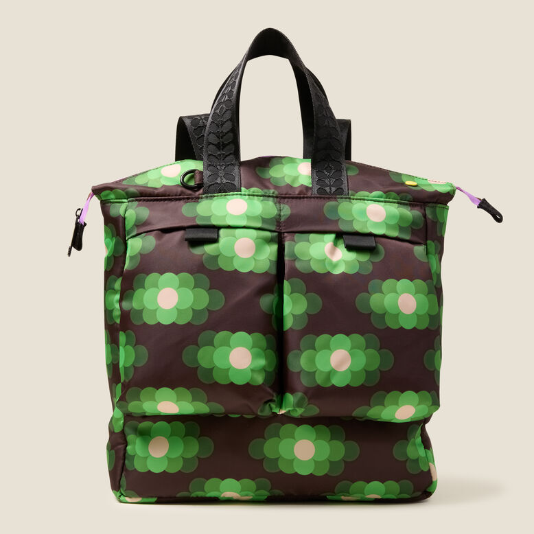 Axis Backpack - Flower Haze Neon Green, , hi-res