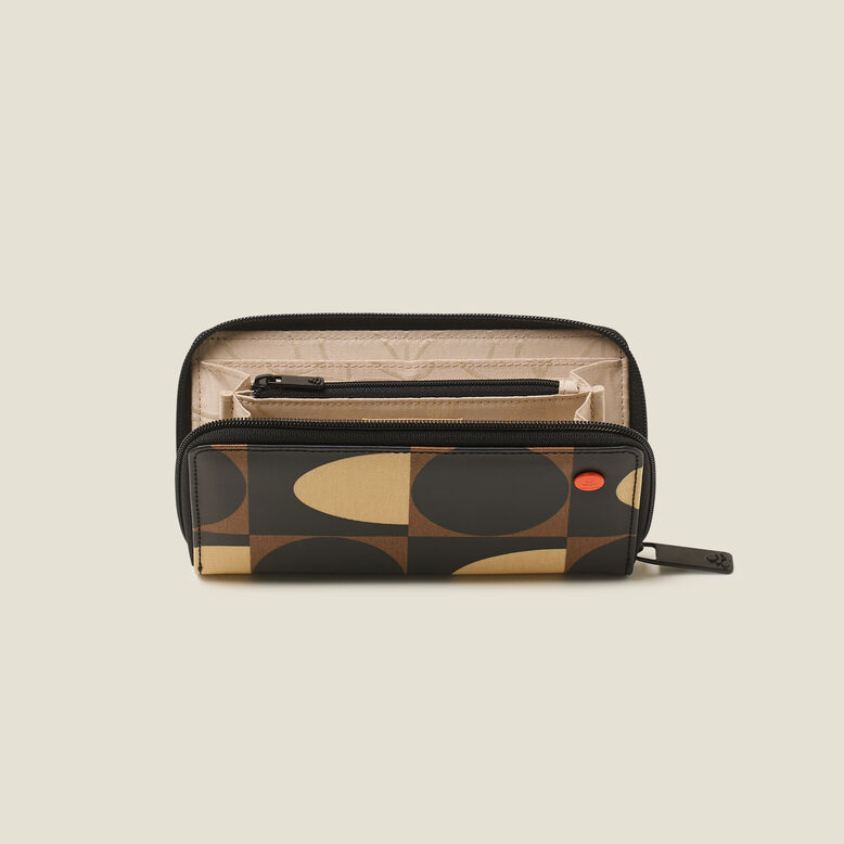 Forget Me Not Wallet - Spot Square Mocha, , hi-res