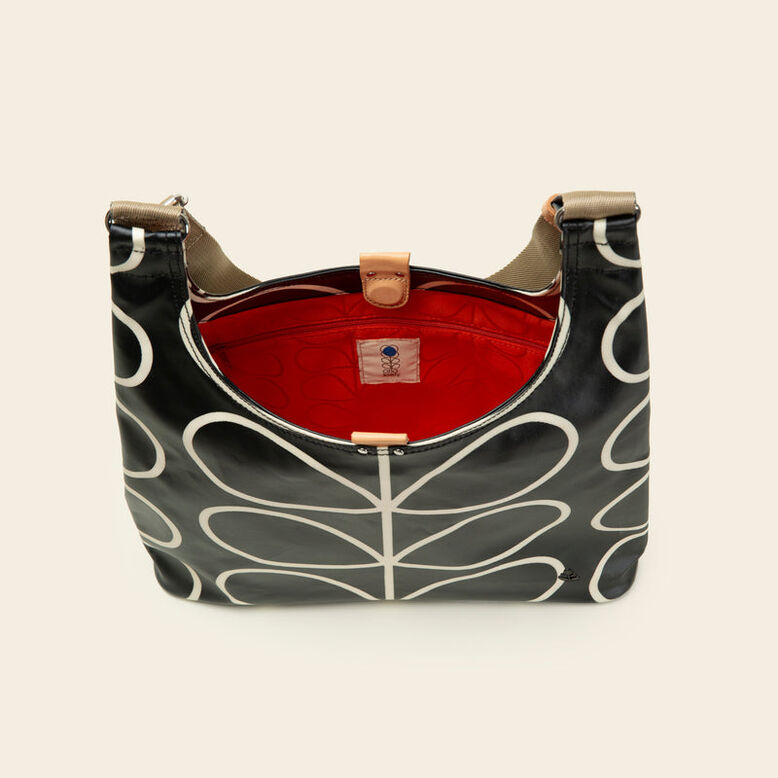 Midi Crossbody - Linear Stem Liquorice, , hi-res