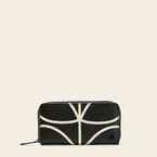 Forget Me Not Wallet - Linear Stem Liquorice
