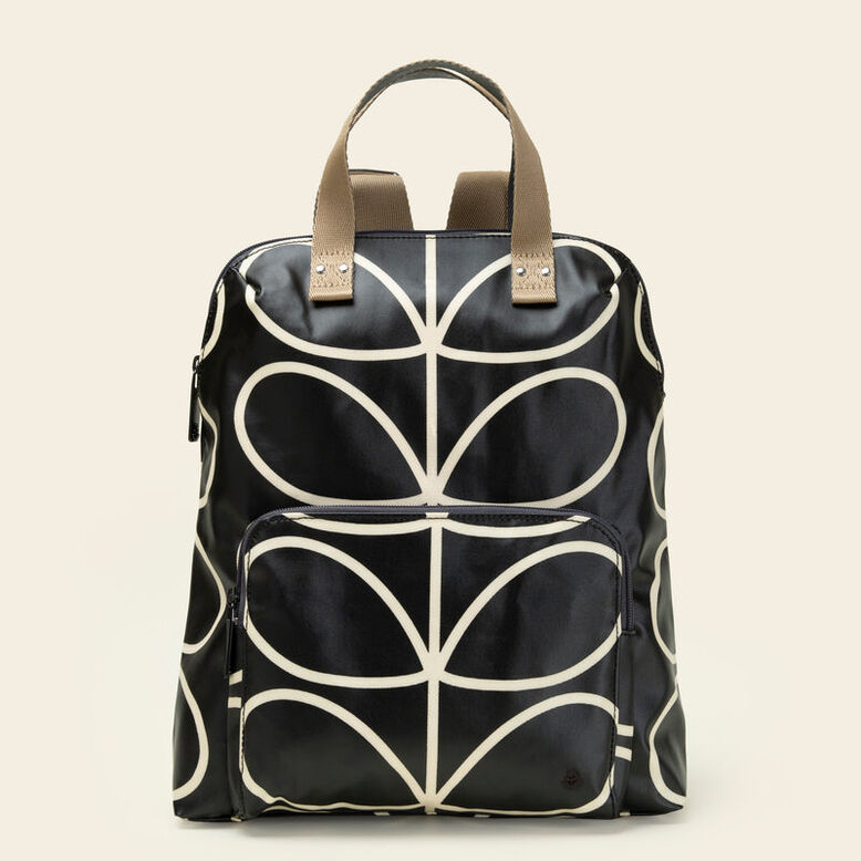 Bestie Backpack - Linear Stem Liquorice, , hi-res